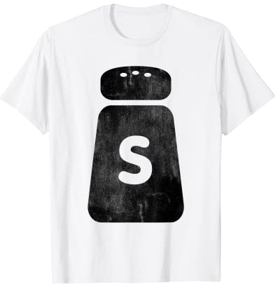 Salt Costume Shirt - Salt Shaker Halloween Costume T-Shirt