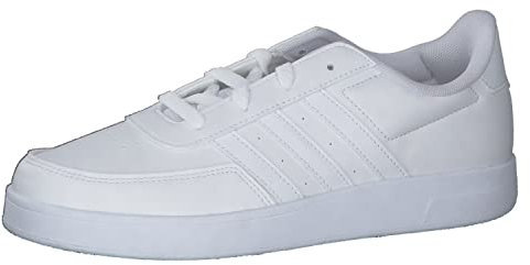 adidas Breaknet Lifestyle Court Lace Shoes Tennisschuhe, Cloud White/Cloud White/Grey one, 35.5 EU
