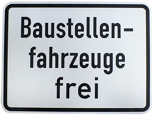 Original Verkehrszeichen 1028-30 315 x 420mm RA1 Schilder Baustellenschild Verkehrsschild Schild Straßenschild Verkehrsschilder Straßenzeichen Straßenschilder