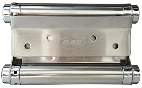 Hooz 2 cerniere per porte a battente, in acciaio inox, robuste cerniere per porte basculanti e porte a battente, in due diverse dimensioni (10 cm)