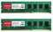 【DDR3 RAM】 GIGASTONE 8Go Kit(2x4Go) DDR3/DDR3L 1600MHz(1333MHz) PC3-12800(PC3-10600) CL11 1.35V/1.5V 2Rx8 UDIMM 240pin UnbuffeRouge Non ECC Mémoire Haute Performance Mise à Niveau pour PC Bureau
