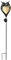 abc HOME | Gartenstecker Eule | LED | Solarpanel | Lichtsensor | 110 cm H