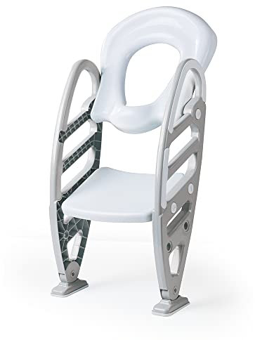 Dolu 1st Toilettentrainer für Kinder. Toilettensitz für Kleinkinder mit spritzwassergeschützten, rutschfesten Stufen