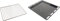 G GRIMALDI 1 LECCARDA NERA COMPATIBILE CON + 1 GRIGLIA PER FORNO INDESIT- PER ARISTON HOT POINT 447x365 MM RICAMBI