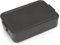 Brabantia - Make & Take Brotdose - Groß - Platz für Sandwiches - Deckel mit Klickverschluss - Gefriergeeignet - Spülmaschinen- & Mikrowellenfest - Dark Grey - 25,5 x 16,7 x 6 cm