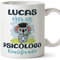 MUGFFINS Tazas Personalizadas para PSICÓLOGO - En Español - Koalificados Personalizados - 11 oz / 330 ml - Regalo Personalizable original y divertido
