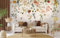 Naturempress Papier Peint Panoramique Oiseau Fleuri Aquarelle Papier Peint Intissé 3D Tapisserie Poster Decoration Murale Chambre Salon