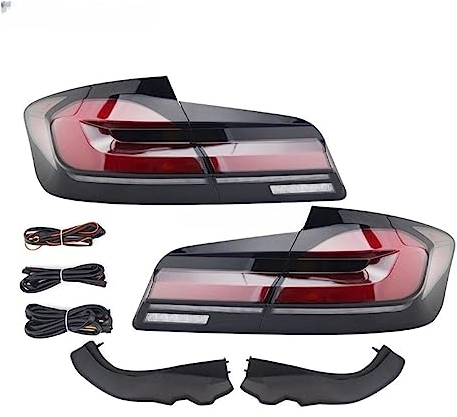 MOIKEN 4PCS LED Hinten Schwanz Licht Kompatibel for BMW F10 F18 2011 2012 2013 2014 2015 2016 2017 Blinker Fahren Brems Nebel Rückfahr Lampe