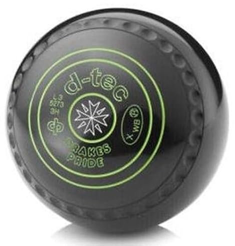 SGL DRAKES PRIDE BLACK D- TECH 2 H FLAT GREEN BOWLS**