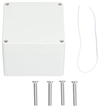 Tyenaza Anschlussdose, 12 Größenauswahl Abzweigdose Wasserdichtes IP65 Abzweigkasten ABS Elektrisches Anschlusskästen DIY Kunststoff Fall Verdrahtungs Verteilerkasten aufputz (12 * 12 * 9cm)