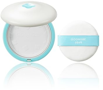 GOONGBE Pri-mmune Soothing Powder - Talc Free Korean Baby Dusting Powder with Cornstarch - Prevent Skin Irritation, Anti-Chafing for Newborn, Babides and Toddlers, 0.8oz.