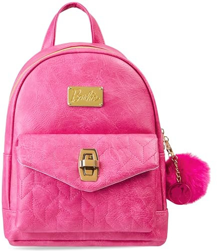Barbie Damen Teenager Rucksack, kleiner Reiserucksack oder Tagesrucksack mit Schnallenriemen
