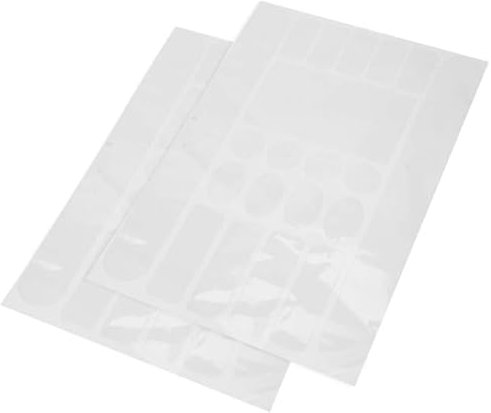 WeddHuis 21-piezas de Película Protectora para Bicicleta Película Protectora de Pintura para Bicicletas de Trekking, Mountain Bike, Carreras, E-Bikes (transparente)