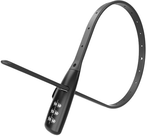 WARLION Zip Tie Lock - 3-Digit Adjustable Cable Lock, for Bike Rack, Motorcycle Helmet, Skateboard, Skis, French Door, Stroller & Cabinet - Ideal for Lightweight Security (1 Pack)