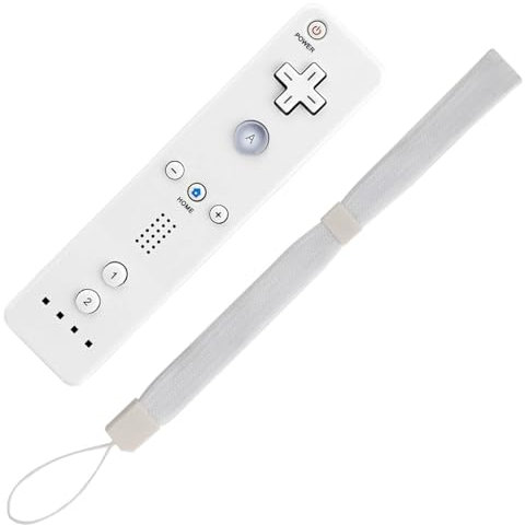 Correa de Mando Remote para Nintendo Wii y Wii U, Color Blanco, Agarre Muñeca