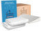 DORMISSIMO Pack 2 sábanas Protectoras 60x120 cm + cuña elevadora (Limita el reflujo y la regurgitación – Reduce la congestión Nasal y los cólicos)