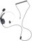 XFUYI 4-Pin RJ11 Monoaural con Cable r Centro de Llamadas Teléfono Auriculares Auriculares BK ABS Metal