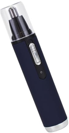 FOMIYES Elektrischer Kabel Nasenhaarentferner Herren Nasenhaartrimmer USB Ladung Abs Blau für Augenbrauen und Bart