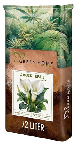 Green Home Aroid Erde 72L – Spezialerde für Monstera, Philodendron & Tropische Zimmerpflanzen – Pflanzenerde mit Perlit für optimale Drainage – Blumenerde für Bonsai, Palmen & Orchideen