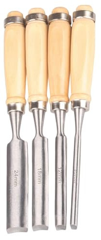4PCS Gravur Meißel Holzbearbeitungsmeißel Schnitzmeißel Carpenter Holzschnitzer Gouge Meißel Für Anfänger