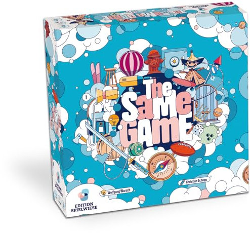IELLO Edition SPIELWIESE, The Same Game, kooperatives Spiel, Gesellschaftsspiel für kreative Denker, spannendes Diskussionsspiel, Für 3–6 Spieler ab 10 Jahren