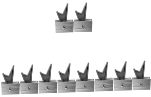 NUOBESTY 10pcs Extension Ladder Rung Lock Metal Ladder Clamp for Bunk Stabiliser for Home Use