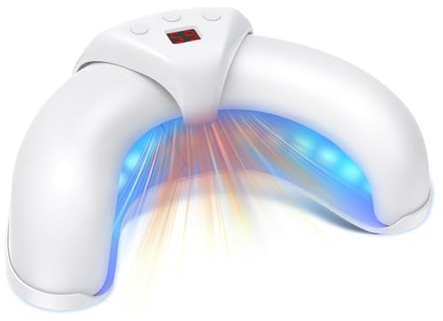 Lichttherapiegerät Nagelpilz Laser Gegen Nagelpilz Gerät für Mehrere Fingernägel und Zehennägel Nagelpilz Laser für Beschädigte und Verfärbte Nägel Mit Digitalen Displays (18+4 lampe)