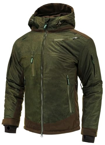 Full mundur Orange Camo Jagdjacke Winterjacke für Herren Windstop Wasserdicht