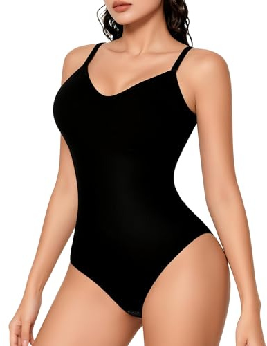 Aullwyr Body Gainant Femme Ventre Plat Bodysuit Sculptant String Shapewear Amincissante Invisible