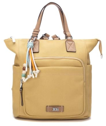 XTI - Rucksack Damen Gelb - Modernes und praktisches Design - Ideal für jede Gelegenheit - Modell 18462103