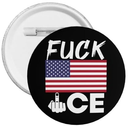 Fuck Ice The New Gestapo Button Pin 1pc Ice Out Of La Button Pin Round Badge For Hat Bag Shirt P33