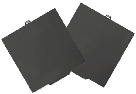 Ehwisbe 2Pcs for QIDI Q2 PEI Build Plate Textured Double Side Printing Spring Steel Sheet Magnetic Steel Plate 280x280mm