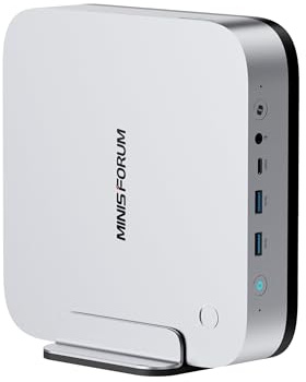 MINISFORUM AI X1 Pro-470 Mini PC, AMD Ryzen AI 9 HX470 (12C/24T, up to 5.2 GHz), Radeon 890M, 32 GB DDR5 RAM, 2 TB PCIe 4.0 SSD, 4K Quad-Display, Dual 2,5G LAN, Wi-Fi 7, Bluetooth 5.4, OCuLink