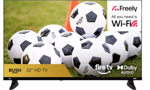 Bush 32HSF26 32 Inch HD Ready Smart Freely Fire TV | Fire TV Built-In, HD Ready, Smart TV, Freely Platform, 32HSF26 Model