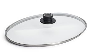 Woll Lids Pfannendeckel, Sicherheitsglas, Transparent, 38x28cm