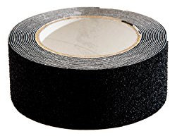 3M Coarse Anti-Slip Tape, Black, 25 mm x 20 m, 1/Case
