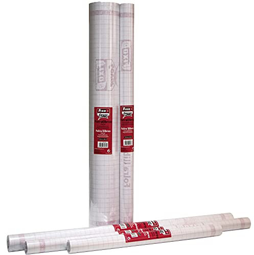 Fixo Cover | Rollo de Forro de Libros Adhesivo | 0,5x20m | Polipropileno Transparente 80µ | Perfecto para Proteger Libros y Material Escolar | Adhesivo Reposicionable