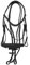 Rhinegold 0 Anatomic Cavesson Bridle-Cob-Havana Trense