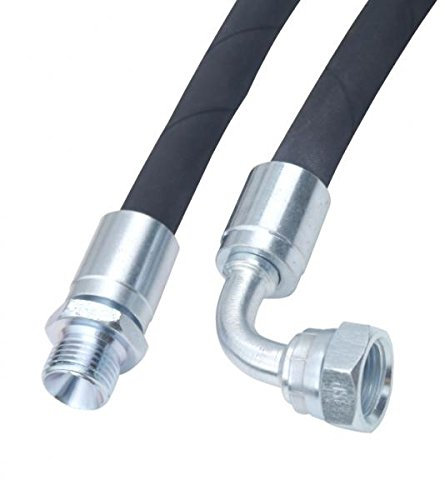 Flexible hydraulique 2SC, BSP, DN12 1/2, AG/IG 90°, selon vos besoins, 800, 1