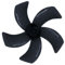 ANSIO 16 inch White Stand Fan with Remote, 8 Speed - Blade. Compatible Model 1012(UK), 1130(Euro)