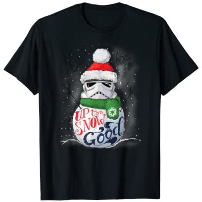 Star Wars Stormtrooper Up to Snow Good Funny Holiday T-Shirt