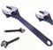 Autofather 450mm 18 Long Adjustable Spanner 42mm Wide Jaw Adjustable Wrench Strong Forge Steel Multi Function Tool for Household Workshop Garage