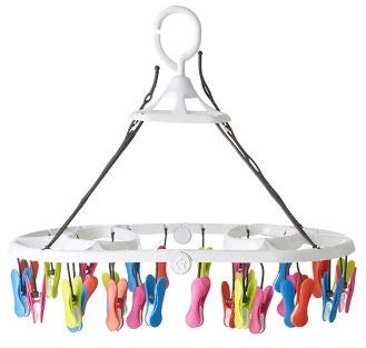 30 Soft Grip Pegs Folding Smalls Dryer