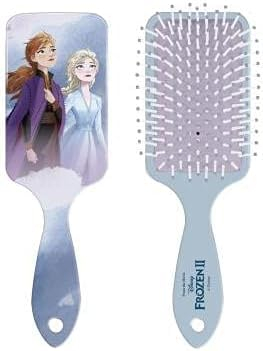 Frozen II, Brosse à Cheveux pour Fille et Femme, Peigne Démêlant, Princesses Elsa et Anna