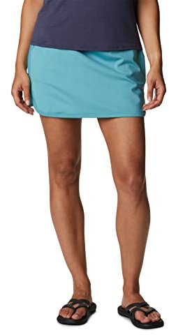 Columbia Women's Sandy Creek Stretch Skort, Sea Wave, 1X Plus