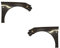 DM Autoteile 121215 PREMIUM Kotflügel vorne SET mit Blinkerloch kompatibel für Opel Insignia A 08-17