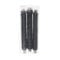 GLOREX 058-Filo per avvolgimento ricotto, 3 x 100 g, 0,65 mm, Nero, per Creare e Legare composizioni Floreali e corone di Fiori, Colore Black, 6 2220 058