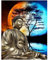 Square Drills Diamond Painting DIY 5D Full Buddha 40x50cm Diamant Painting Bilder Groß Glitzerbilder zum Selber Machen Erwachsene Diamant Painting Eckige Steine Stickerei Set Bilder Aufkleber