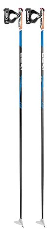 Langlaufstock Leki 2024/25 CC 450 135cm schwarz-weiß-hellblau