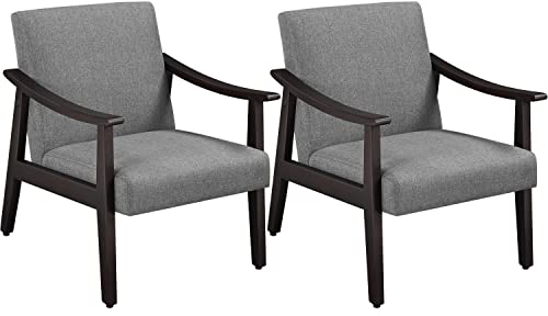 Yaheetech 2er Set Relaxsessel Loungesessel Lehnstuhl Single Sofa Sessel-Sofa fürs Wohnzimmer/Gästezimmer/Büro/Wartebereich